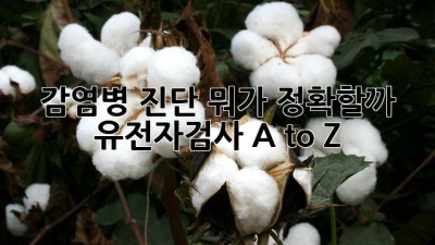 감염병 진단, 뭐가 정확할까? 🤔 유전자검사 A to Z